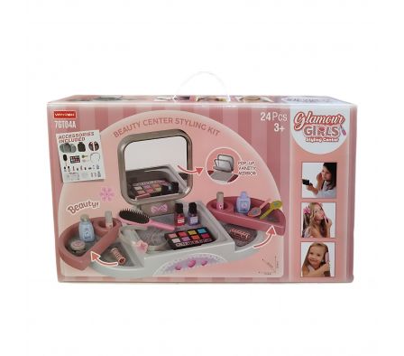 Set de espejo de tocador cuadrado de 25 piezas
