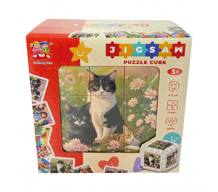 CUBO ROMPECABEZAS DE ANIMALES