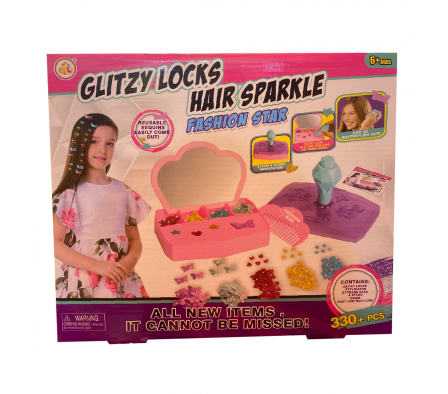 SET BRILLITOS P/ EL CABELLO CON APLICADOR