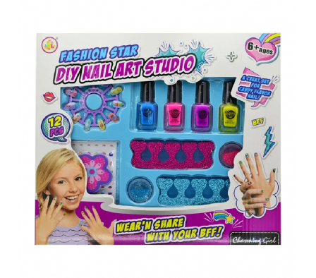 SET PARA MANICURA DE NIÑAS 12PZAS