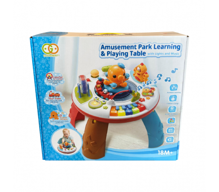 MESA DE ACTIVIDADES OCTOPUS CON LUZ Y SONIDO