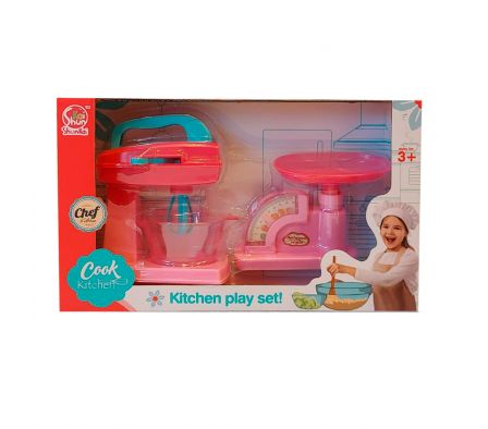 SET COCINA MINI BATIDORA Y BALANZA