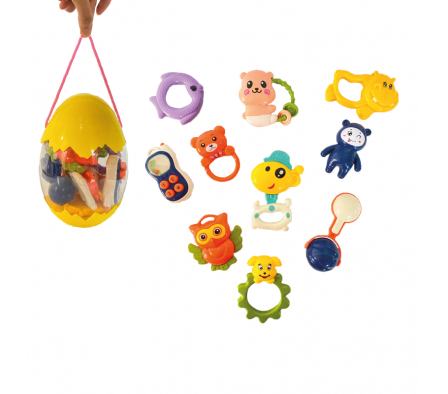 SET DE 10 SONAJEROS EN FRASCO