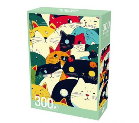 PUZZLE 300 PZAS - GRUPO DE GATITOS