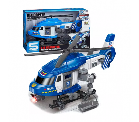 HELICOPTERO POLICIA CON LUZ Y SONIDO
