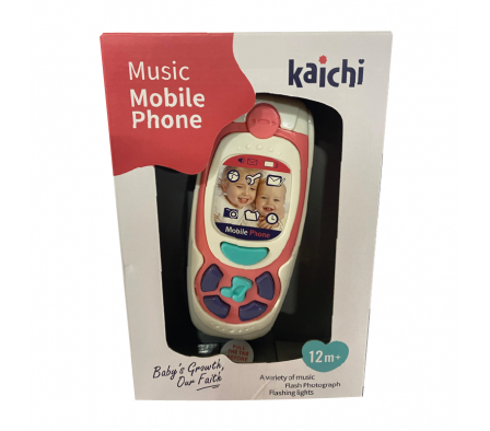 CELULAR PARA BEBÉS CON SONIDO/LUZ/MÚSICA/FLASH ROS