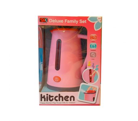 Mini hervidora con luces, sonido y vapor