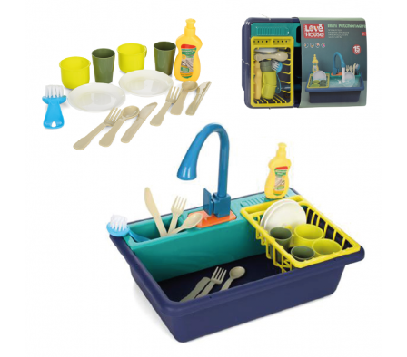 FREGADERO DE COCINA CON 15 PZAS