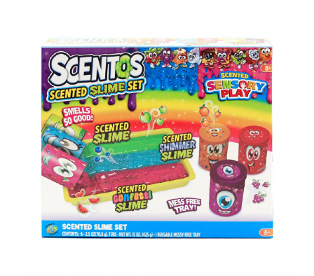 SCENTOS SET SLIME SURTIDOS X6 POTES