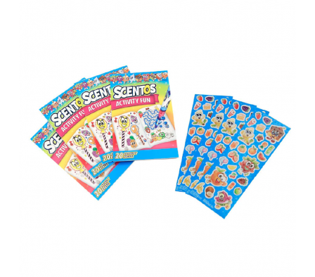 SCENTOS LIBRO DE PINTAR C/ STICKERS