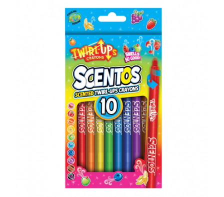 SCENTOS CRAYONES GIRATORIOS PERFUMADOS X10