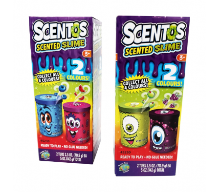 SCENTOS SLIME CON AROMA X2