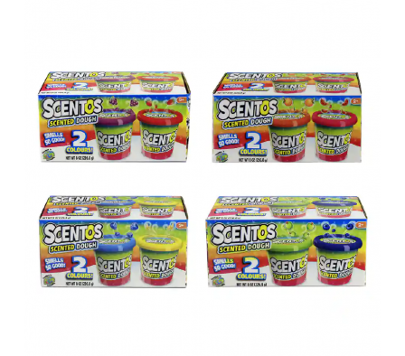 SCENTOS PLASTILINA PERFUMADA X2