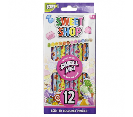 SCENTOS LAPIZ DE COLOR CON AROMA 12 PZAS
