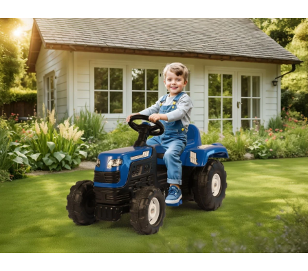 TRACTOR A PEDAL RANCHERO AZUL