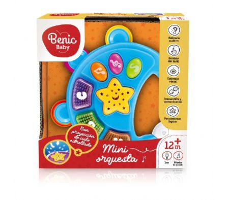 BENIC PANDERETA CON LUZ Y SONIDO