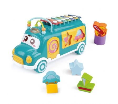 BENIC BUS MUSICAL CON XILOFON Y ENCASTRE