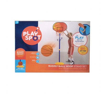 144cm Basketball set with 12cm ball