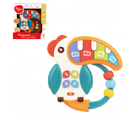 BENIC PIANO TUCAN CON LUZ Y SONIDO