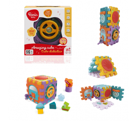 BENIC CUBO DE ACTIVIDADES C/ LUZ-SONIDO