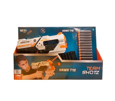 TEAMSHOTZ RECARGADO DE FUERZA C/ 10 DARDOS