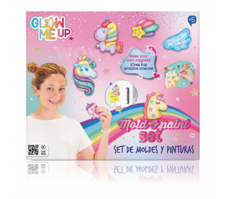 GLOW ME UP - SET DE MOLDES Y PINTURAS