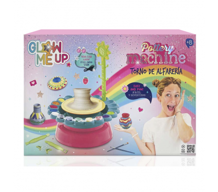 GLOW ME UP TORNO DE ALFARERÍA CON ACCESORIOS