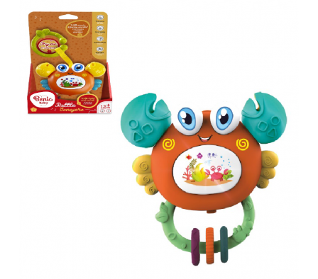 BENIC SONAJERO CON LUZ SONIDO Y MUSICA CANGREJO