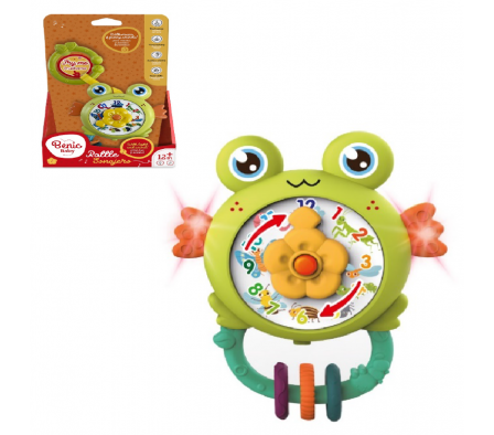 BENIC SONAJERO CON LUZ SONIDO Y MUSICA RANA