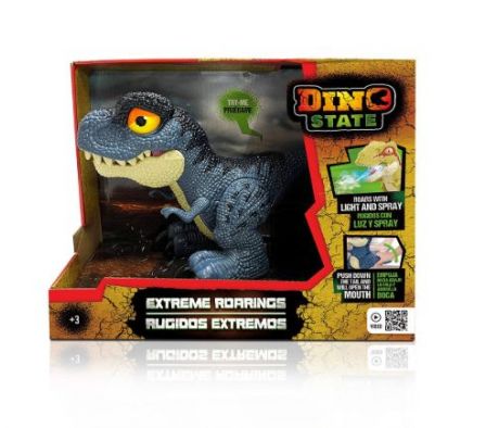 DINOSTATE DINOSAURIO CON SPRAY Y MOVIMIENTO