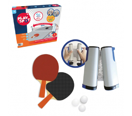 PLAYSPOT JUEGO DE PING PONG RETRACTIL