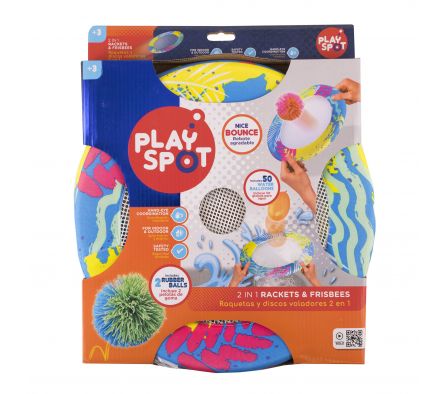 PLAYSPOT FREESBEE 2 EN 1