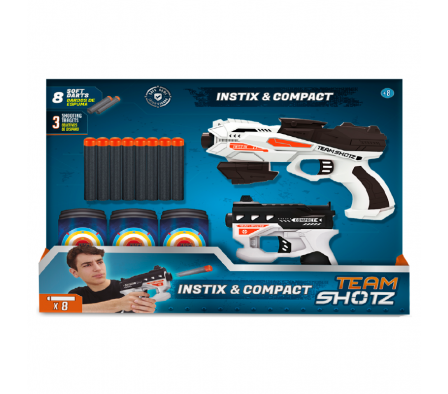 TEAMSHOTZ SET INSTIX & COMPACT C/ 8 DARDOS