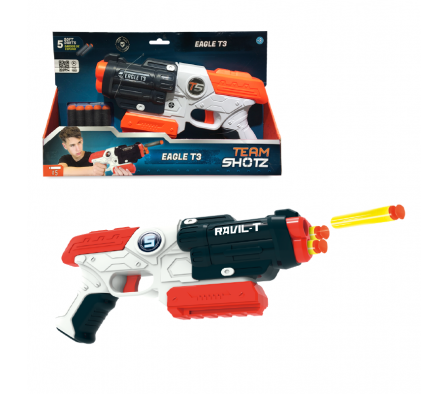 TEAMSHOTZ EAGLE T3 C/ 5 DARDOS