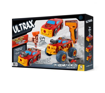 ULTRAX VEHICULO PARA ARMAR 3EN1 C/ 46PZAS