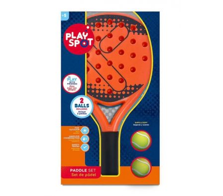 PLAYSPOT RAQUETAS DE PADEL CON PELOTAS