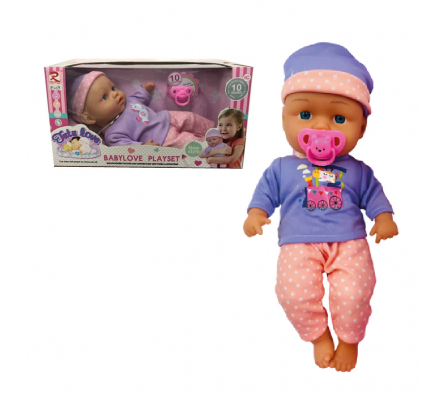 MUÑECA 28 CM CON SONIDO