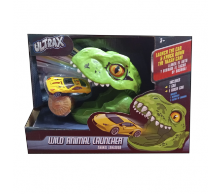 ULTRAX AUTO LANZADOR CABEZA ANIMAL+AUTITO