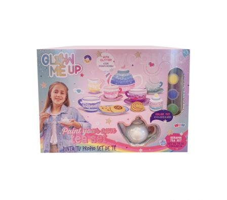 GLOW ME UP SET TÉ CERÁMICO PARA PINTAR