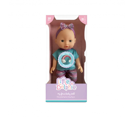 LITTLE DOLPHIE 29CM MI PRIMERA MUÑECA LILA
