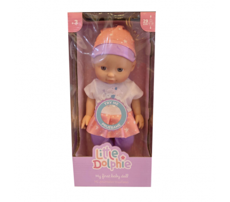 LITTLE DOLPHIE 29CM MI PRIMERA MUÑECA CON POLLERA