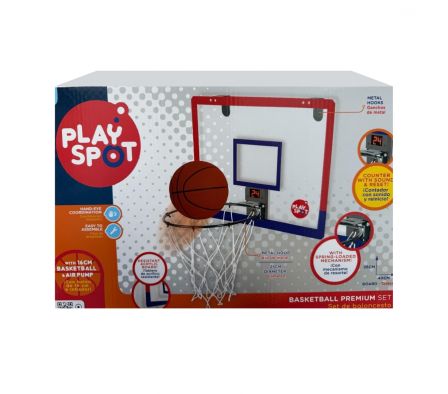 PLAYSPOT CANASTA DE BASKET CON 1 PELOTA