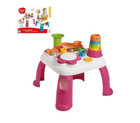 BENIC BABY MESA DE ACTIVIDADES EDUCATIVA ROSADO