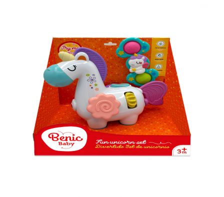 BENIC BABY SET SENSORIAL CON UNICORNIO 