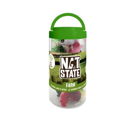 NAT STATE ANIMALES GRANJA DE PLASTICO 