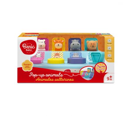 BENIC BABY ANIMALES POP-UP 