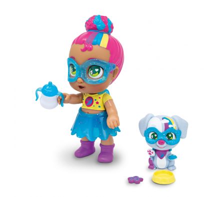 SUPERCUTE MINI CUTE RAINBOW CON MASCOTA