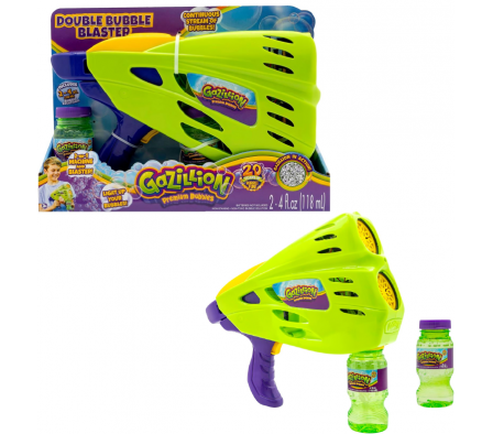 GAZILLION DOBLE PISTOLA DE BURBUJAS 2EN1