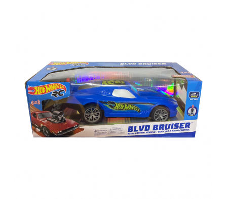 VEHICULO RC HOT WHEELS BLVD BRUISER CON LUZ 1:24