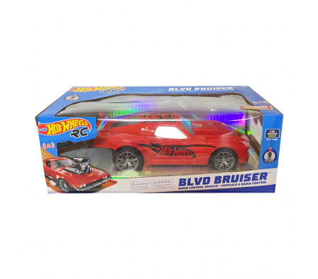 VEHICULO RC HOT WHEELS BLVD BRUISER CON LUZ 1:24
